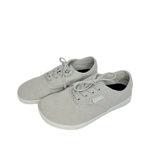 Whitin Wide Gray Canvas Minimalist Barefoot Shoes Women's Size 40 US 9 Wide